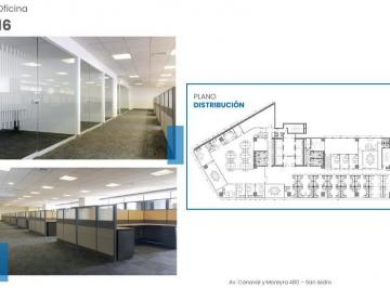 Oficina , Lima · *alquiler Oficina Piso 16 - 976 m² San Isidro Canaval y Moreyra Us$18/m²*