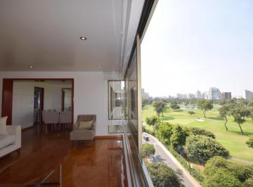 Departamento de 3 habitaciones, Lima · Vendo/alquilo Departamento Equipado de 200 m², Frente Al Golf, San Isidro