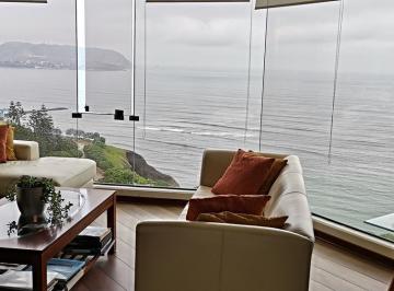 Departamento · 179m² · 3 Dormitorios · 2 Estacionamientos · Hermoso Departamento - Malecón Cisneros, Miraflores - Vista Panorámica Al Mar