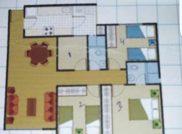 Departamento de 3 habitaciones, Lima · Surco 3 Dorm. + Estudio 80 m² Cochera Condominio S/.1,900 Soles.