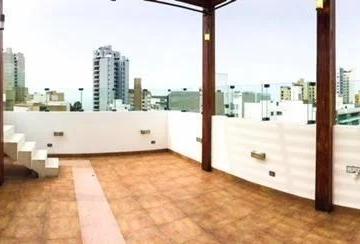 Departamento de 3 habitaciones, Lima · *miraflores Ca. Roma Dúplex 3d y 2c 7°p V/calle, C/terraza y Piscina, Nuevecito