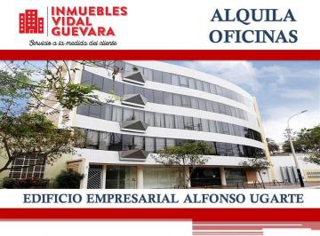Oficina , Lima · Alquiler de Oficina Implementada 72 m² Edificio Alfonso Ugarte - Miraflores