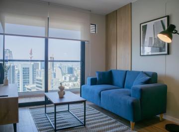 sala con balcon · Departamento 1 Dormitorio Amplio y Luminoso