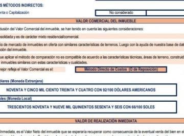 Valor de tasación. · Vendo Casa Muy Cerca a Plaza de Armas Tarapoto, Trato Directo Propietario