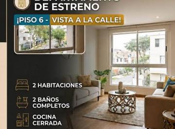 Departamento de 2 habitaciones, Lima · Alquilo Dpto de Estreno - Piso 6 (Vista Externa)