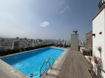 Departamento de 2 habitaciones, Lima · Alquilo Dpto. Sin Muebles, con Vista Calle, Piso18 + Cochera X/parque Castilla