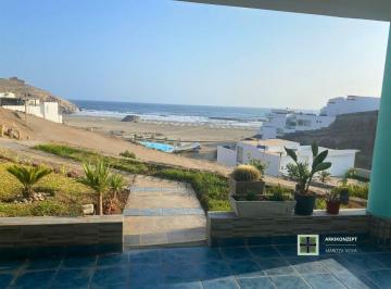 Departamento de 4 habitaciones, Cañete · Depa de Playa en Primer Piso con Terraza y Jardín | Vista Al Mar – Playa Honda – 4 Dorm.
