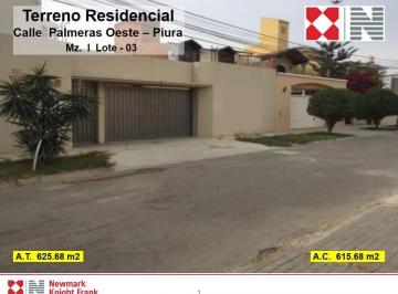 Terreno / Lote , Piura · Venta de Terreno Residencial Piura - Palmeras 615 m²