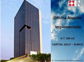 Oficina comercial , Lima · Alquiler - Oficina - 380 m² - Implementada - Surco