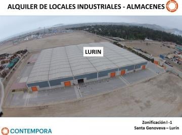 Nave industrial , Lima · Alquiler Local Industrial - 5,000 m² - I - 1 - Lurin