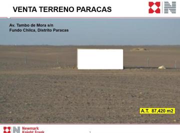 Terreno / Lote , Pisco · Venta Terreno Fundo Chilca - Paracas - 87,420 m²