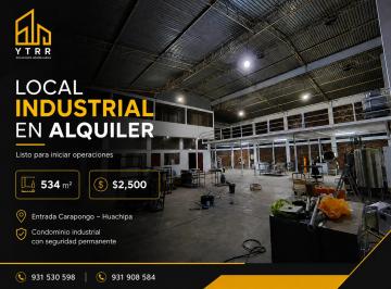 Nave industrial , Lima · Local Industrial en Alquiler – Huachipa