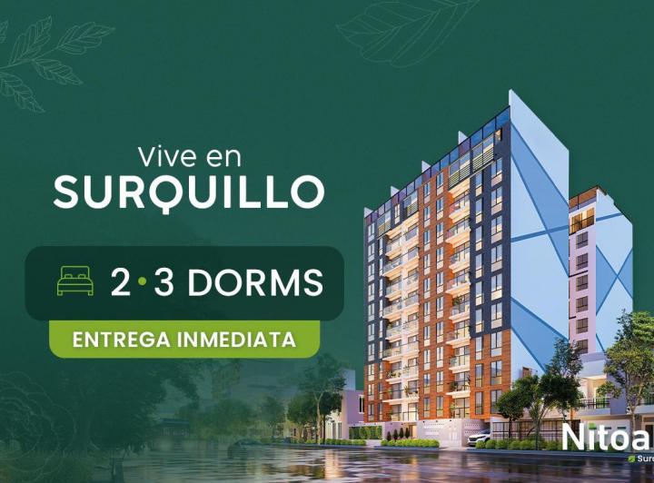 Desarrollo vertical , Lima · Edificio Nitoa 5 - Vive en Surquillo Residencial ¡En Entrega Inmediata!