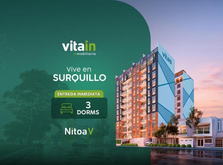 Desarrollo vertical , Lima · Edificio Nitoa 5 - Vive en Surquillo Residencial ¡En Entrega Inmediata!