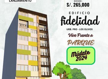Departamento de 3 habitaciones, Lima · Preventa Depas Frente a Parque /3dorm con Ascensor y Gas