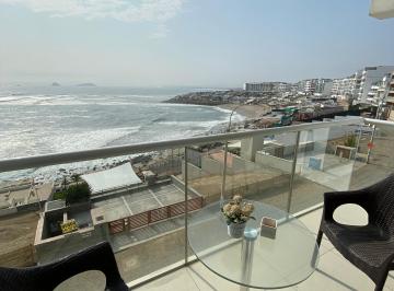Departamento de 3 habitaciones, Lima · Depto. Vista Al Mar en Playa Caballeros. en Excelente Estado.