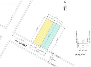 Terreno / Lote , Lima · 888.88 m² en Excelente Ubicación Para Desarrollo Inmobiliario - Av La Paz