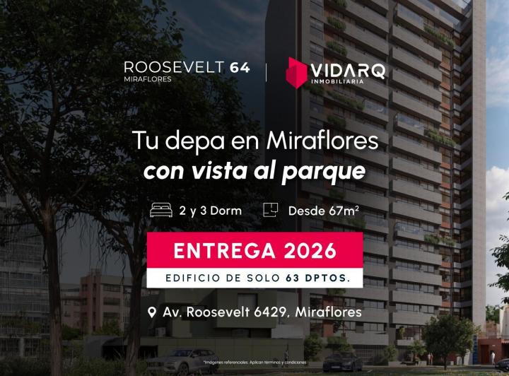 Desarrollo vertical , Lima · Roosevelt 64