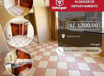 Departamento de 3 habitaciones, Arequipa · Alquilo Acogedor Departamento Espacioso Y Privado En Yanahuara
