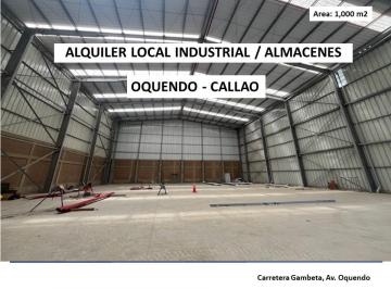Nave industrial , Lima · Alquiler Local Almacen Industrial I2 - Oquendo Gambeta - Callao