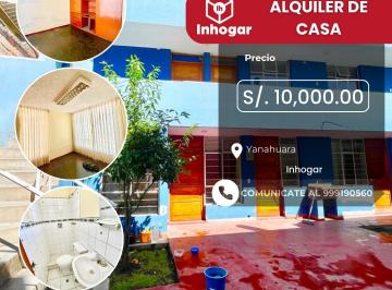 Casa de 4 habitaciones, Arequipa · Ａｌｑｕｉｌｅｒ Ｄｅ Ｃａｓａ Ｉｄｅａｌ Ｐａｒａ Ｎｅｇｏｃｉｏ Ｙ Ｖｉｖｉｅｎｄａ Ｅｎ Ｚｏｎａ Ｅｘｃｌｕｓｉｖａ Ｄｅ Ｙａｎａｈｕａｒａ