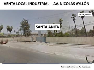 Terreno / Lote , Lima · Venta Local Industrial Av Nicolas Ayllon - Carr. Central - Sta. Anita - 28,675 m²