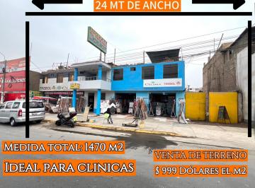 Nave industrial , Lima · Terreno Ideal Para Hospitales, Clinicas, Colegios Etc