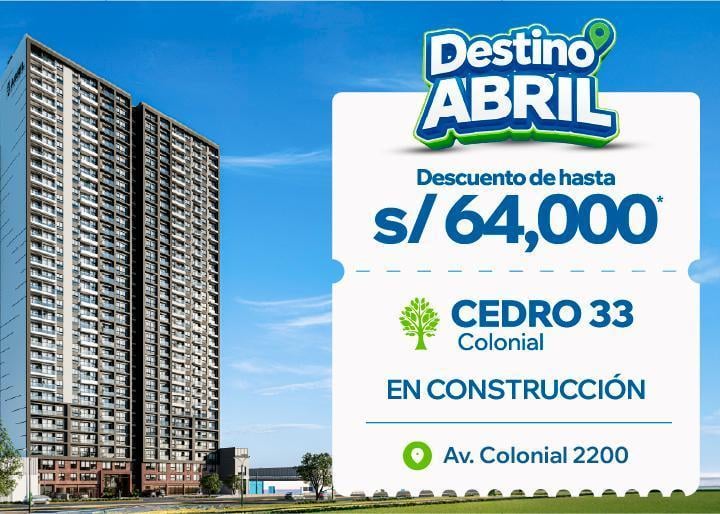 Desarrollo vertical , Lima · Cedro 33