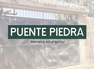 Terreno / Lote , Lima · Se Alquila Terreno 2000 m² Puente Piedra