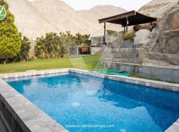 Casa · 366m² · 6 Dormitorios · 4 Estacionamientos · Hermosa Casa de Campo en Alquiler Cieneguilla