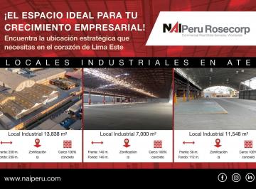 Nave industrial · 7000m² · Locales Industriales en Alquiler Desde 7,000 m² - Ate