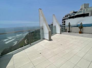 Departamento de 4 habitaciones, Lima · Departamento Duplex Frente Mar 4 Dorm Terraza Piscina