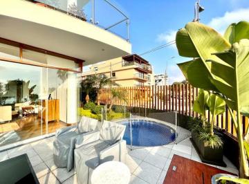 Departamento de 3 habitaciones, Lima · Bello Dpto Frente a Mar, Rodeado de 158 m² de Terrazas, en Mlcon Pazos