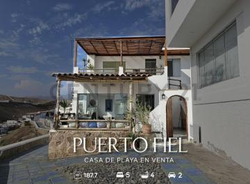 Casa de playa de 5 habitaciones, Cañete · Hermosa y Acogedora Casa de Playa Familiar en Venta - Puerto Fiel