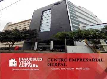 Oficina comercial , Lima · Alquiler de Oficina Implementada 119 m² Ce Gerpal - Miraflores
