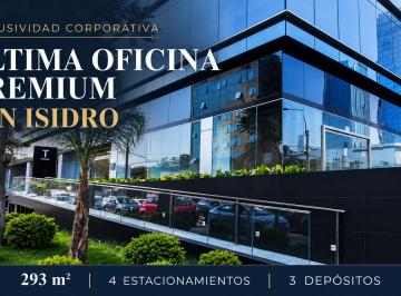 Oficina comercial , Lima · Última Oficina Premium en San Isidro – 293 m²