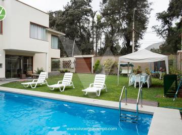 Casa · 190m² · 5 Dormitorios · 6 Estacionamientos · Casa en Alquiler Para 17 Personas Cieneguilla