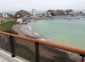 Departamento de 3 habitaciones, Lima · Dúplex Frente Al Mar en Santa María, Full Lujo, Amoblado y Equipado