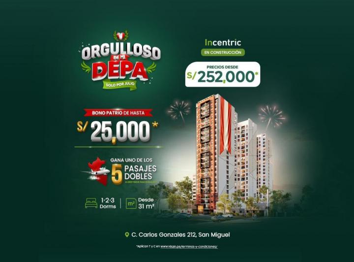 Desarrollo vertical , Lima · Edificio Incentric