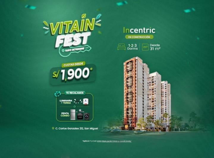 Desarrollo vertical , Lima · Edificio Incentric