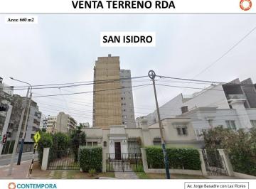 Terreno / Lote , Lima · Alquiler Terreno - Av Jorge Basadre & Calle Las Flores - San Isidro - 660 m² -