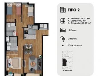 dpto de 3 dorm · Vendo Dptos en San Miguel, Estreno