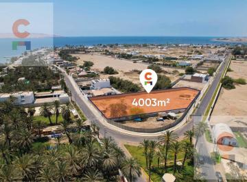 Terreno / Lote · 4003m² · Terreno Residencial con Doble Frontis en Paracas – Segunda Fila Frente Al Mar