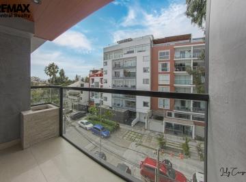 Departamento de 2 habitaciones, Lima · Flat Estreno en Magdalena Vista Externa