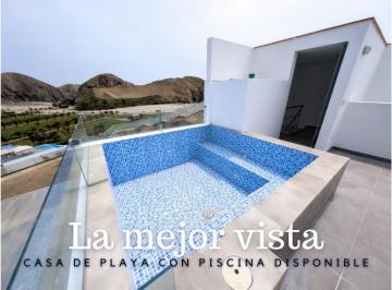 Casa · 129m² · 4 Dormitorios · 2 Estacionamientos · Casa en Condominio de Playa Quebrada del Mar