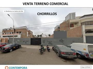Terreno / Lote , Lima · Venta Terreno Chorrillos - Jr. Eleutheria - Chorrillos - 1,274 m²