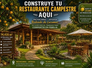 Terreno agrícola , Lima · ¡Terreno Para Tu Restaurante Campestre – Pachacámac!