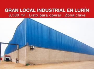 Nave industrial · 8500m² · Local Industrial en Alquiler - Clase a - Lurín – 8,500 m²