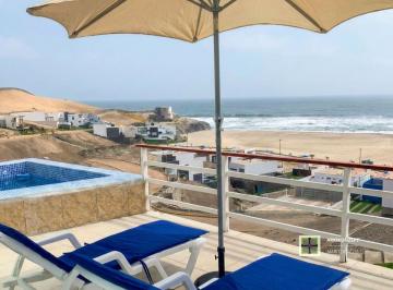 Casa de playa de 5 habitaciones, Cañete · Venta Casa de Playa con Terraza y Vista Al Mar | Las Palmeras – 5 Dorm.