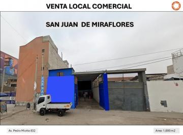 Local comercial , Lima · Local Comercial Cz - Av Pedro Miotta - San Juan de Miraflores 1,600 m²
